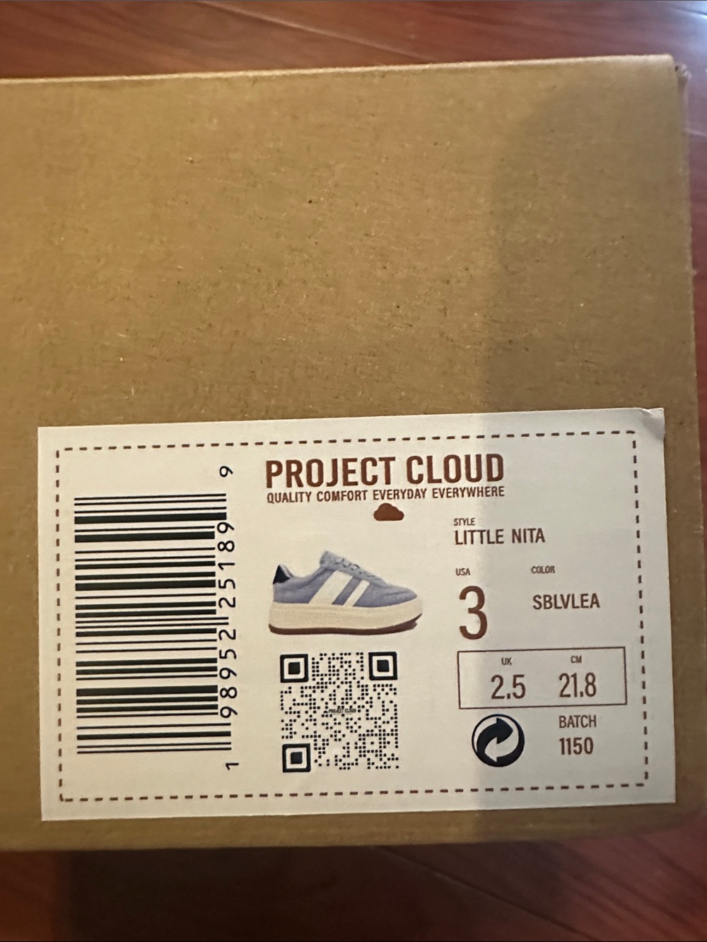 Project Cloud Memory Foam Sneaker In Light Blue - Picture 5 of 5